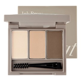 [Vegan Life] fmgt ink brow palette kit, 01 natural brown, 1 piece / [비건라이프] fmgt 잉크 브로우 팔레트 키트, 01 내추럴 브라운, 1개