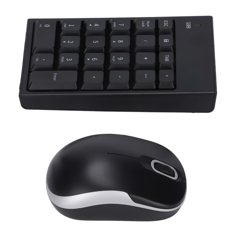 Numeric Keyboard Mouse Set MC‑61CB Wireless 2.4g Portable Silent Keypad