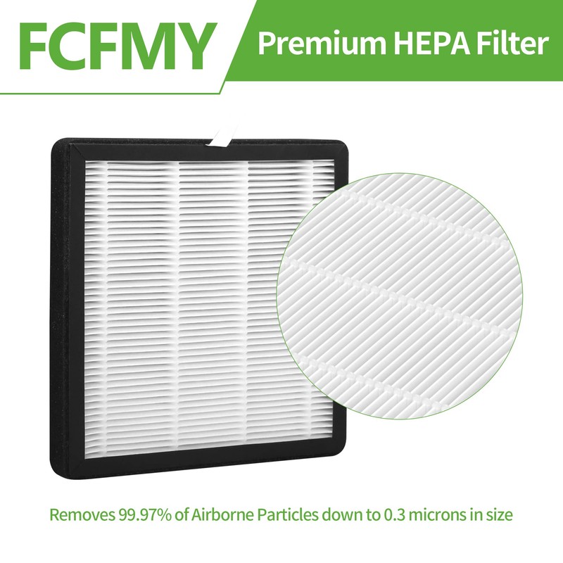 FCFMY 4 Packs True HEPA Replacement Filters Compatible with Westinghouse