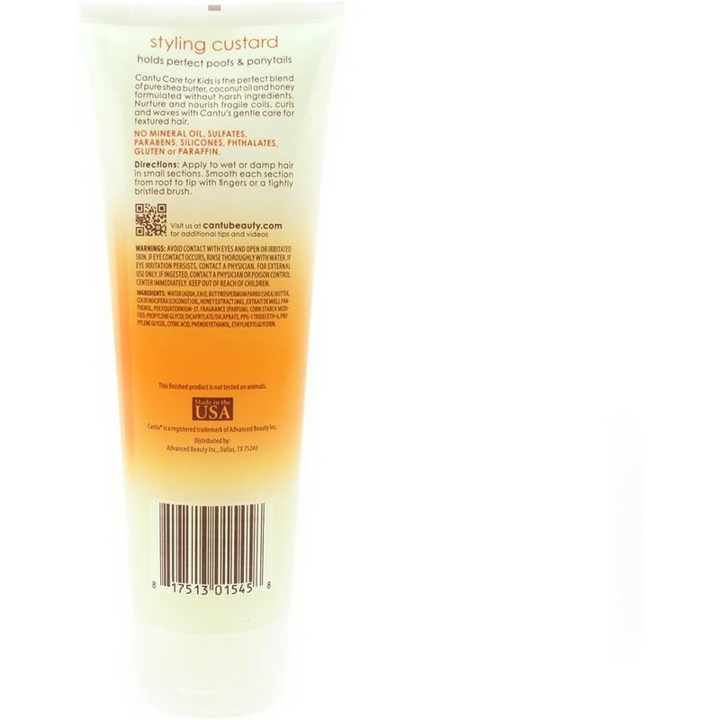 Cantu Care for Kids Styling Custard, 8 Ounce