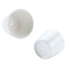T4U Succulent Planters, Pots with Bamboo Saucers, Rectangular Ceramic Cactus