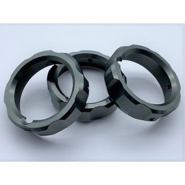 Tominaga Racing Factory 200 Series Hiace Air Conditioner Dial Set of 3 (Gunmeta)