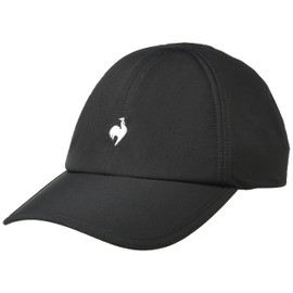 Coq Sportif Cap, Breathable, Sweaty, Dry, Classic, One Point of Design, Embroidered Logo, BK