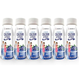 BariatricPal 1200mg Calcium Citrate Sugar-Free Liquid Shots - Blueberry (6-Pack)