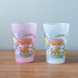 Sanrio Characters Toothbrushing Cup 2 types of pink 3ea