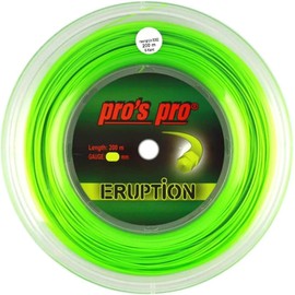 Generisch Eruption Pros Pro Tennis String 200 m Roll Green 1.18 mm
