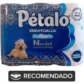 Pétalo Toallas Cocina Petalo Servitoalla Multicorte 6 Rollo