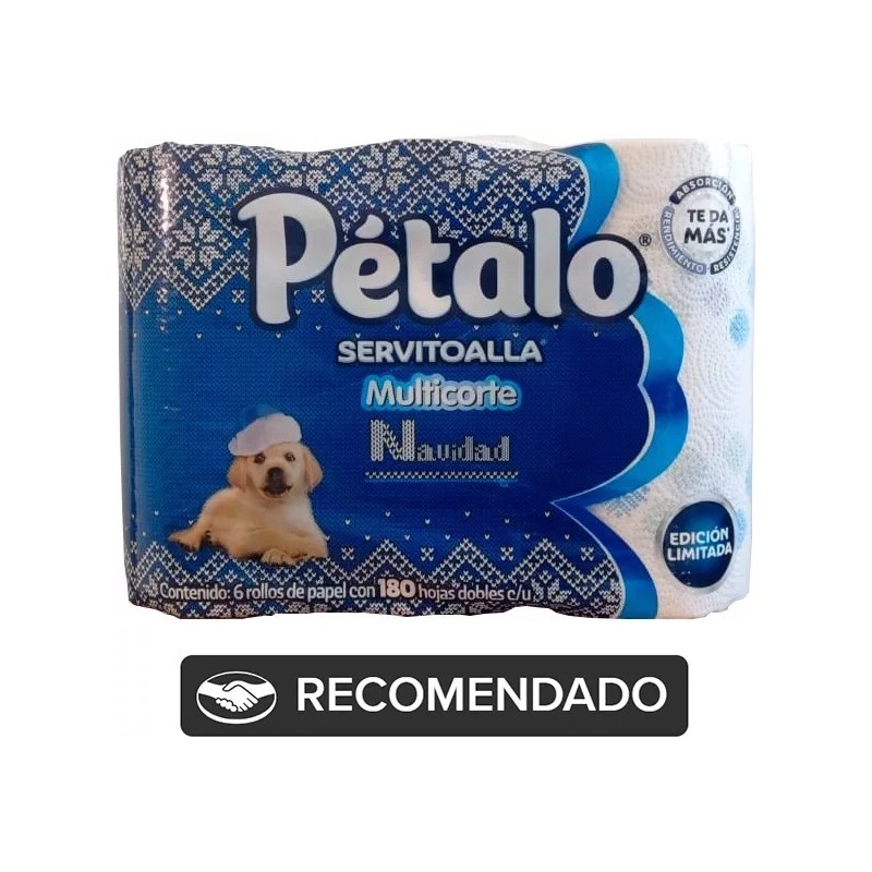 Pétalo Toallas Cocina Petalo Servitoalla Multicorte 6 Rollo
