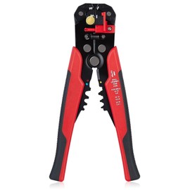 5 in 1 Automatic Wire Stripper, Wire Cutter, Electrical Connection Terminal Crimper for Stripping, Cutting, Crimping 10-24 AWG (0.2-6.0 mm²)