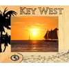Saddle Mountain Souvenir Key West Florida with Map Laser Engraved