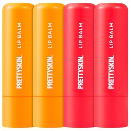 Pretty Skin Natural Lip Balm 4.3g Peach 2 + 2 Honey / 프리티스킨 내추럴 립밤 4.3g 피치 2개 + 허니 2개