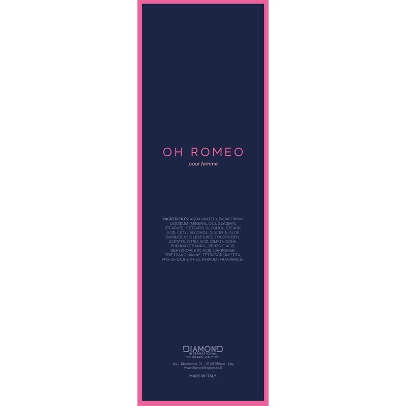 ROMEO GIGLI | Körperlotion für Damen, 400 ml, mit bernsteinfarbenem