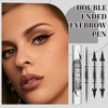 FunnAura 2PCS Double Ended Waterproof Eyebrow Pen, with 4 Micro