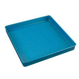casaWare 11.5 x 11.5 x 1.5-Inch (Exterior) Square Multipurpose Pan, Ultimate Series Commercial Weight, Ceramic Non-Stick Coating (Blue Granite)