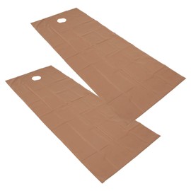 Sábana Transpirable Resistente Al Aceite para Mesa de Masaje SPA, 2 uds., Algodón Agradable para la Piel, Mano de Obra Exquisita (Marron oscuro)