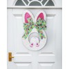 20 Inch Easter Bunny Wreath for Front Door Home and