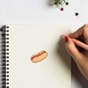 Hot Dog Stickers 1in for Scrapbooking, Arts, Craft, Kids DIY,