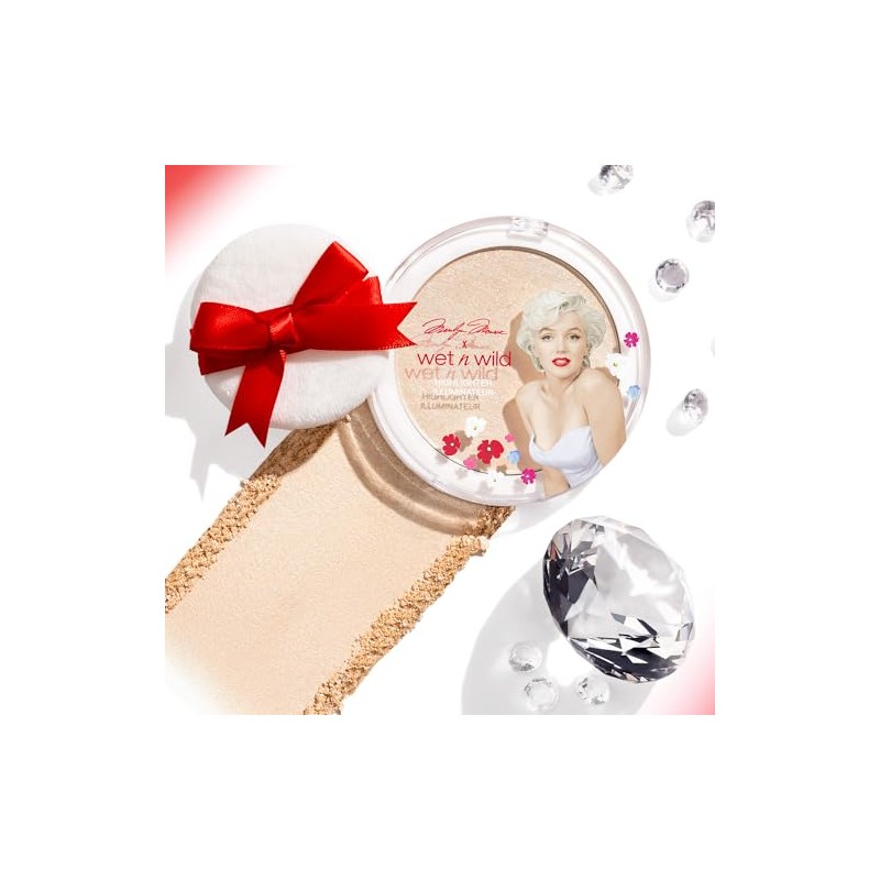 Iluminador y esponja Marilyn Monroe Wet n Wild Ed Limitada