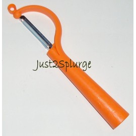 Tupperware Universal Vertical Veggie Potato Peeler in Orange New