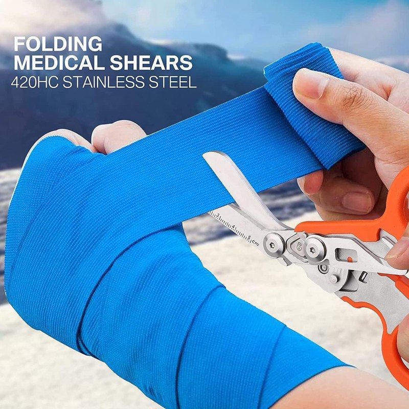INSGB 6 in 1 Raptor Response Emergency Shears, Multi Tool