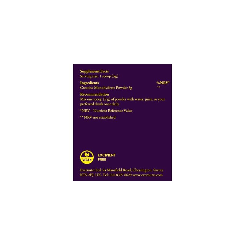 Creatine Monohydrate Powder – 350g – Unflavoured Micronised Creatine –