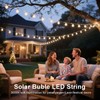 AVAMERY Solar String Lights Outdoor Waterproof, 100LED Crystal Ball Fairy