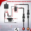 Nilight UTV ATV Turn Signal Wiring Harness Kit Street Legal