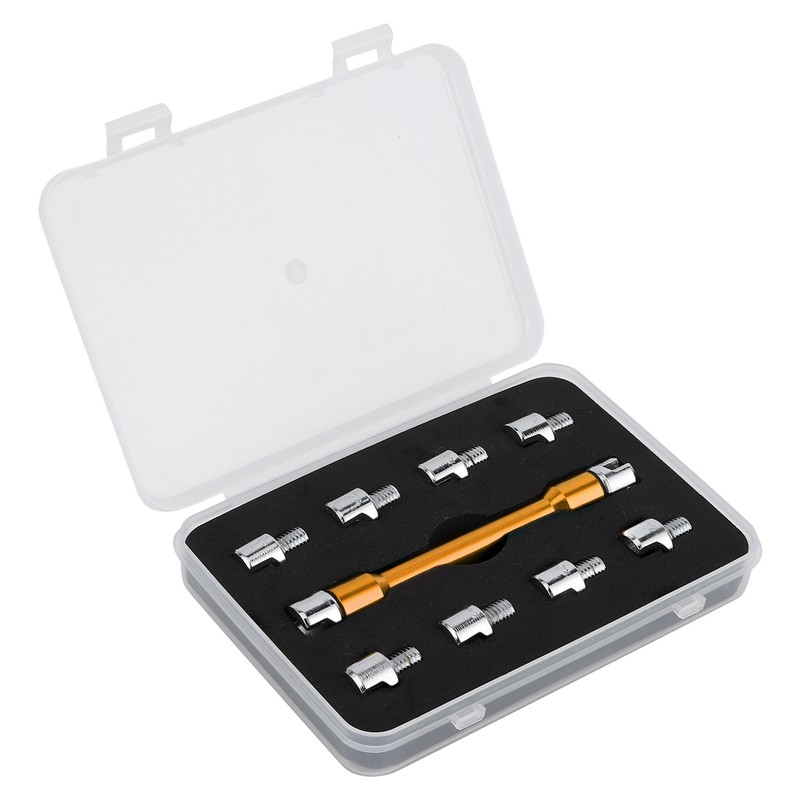 Motorcycle Spoke Wrench CNC Spanner Set 5.0‑6.8 Length 93mm/3.7in for