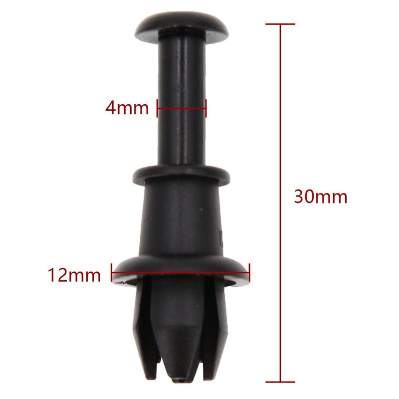AHEOVSD 4 Pcs Car Boot Parcel Shelf Clips Pins Parcel