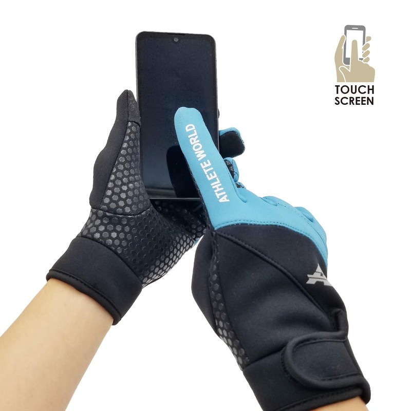 [White Field Design] Wetsuit Material, Gloves, Multi-Purpose (Blue), blue