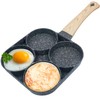 IAXSEE Egg Frying Pan Nonstick Pancake Pans 4-Cups cookware Pancake,