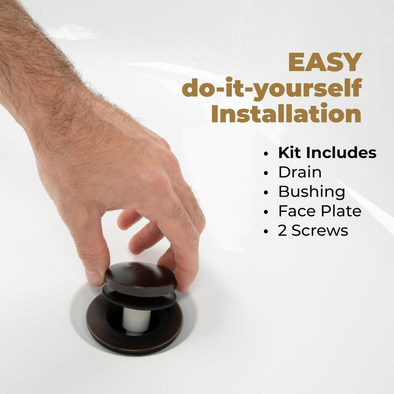Dorence Tip Toe Bathtub Drain Kit Tub Drain Assembly Conversion