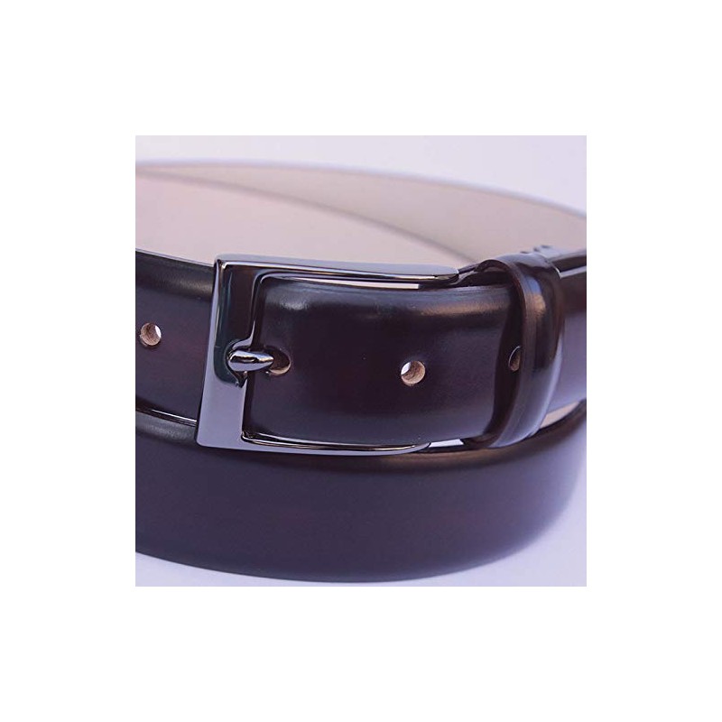 Nagasawa Belt Industry Italy Rinaldi Advan Leather Belt, wine (burgundy)