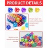 BPTRKOM Set of 20 colourful dice set, 6-sided colours dice