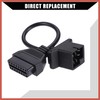 ACROPIX 6 Pin to 16 Pins OBD2 Diagnostic Scanner Convertor