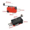 Micro Limit Switch Final Carrera Interruptor Palanca Rodaja V-156-1c25