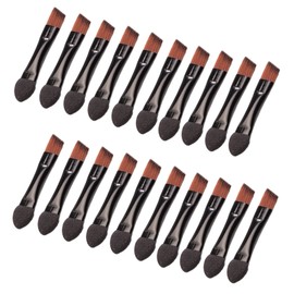 Lunari Eye Shadow Tip Brush Sponge Set of 20 with Case Makeup Brush, Eyebrow Brush