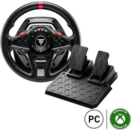 Thrustmaster T128P, Force Feedback Racing Wheel with Magnetic Pedals (Compatible with PS5, PS4, PC)
