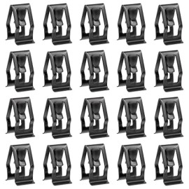NoBrand 20 PCS Dashboard Trim Clips, Plastic Auto Dash Door Panel Clip, Car Front Consol