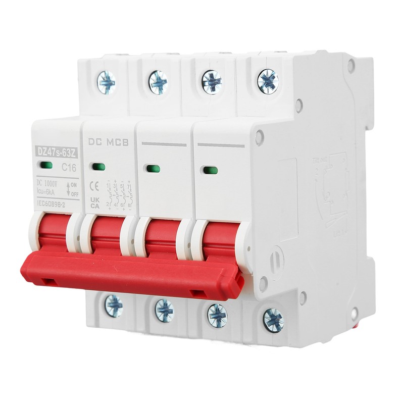 DC Miniature Circuit Breaker 4P Solar PV System 16A DIN