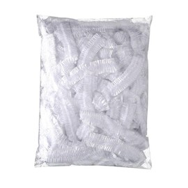 Shower Caps, Disposable Hair Caps, Waterproof, Transparent Hair Caps, For Hair Color, For Hair Dying, Hotels, Salons, PE Hair Caps, For Baths, Hot Spas, Cooking, Commercial Use, Work, One Size Fits