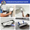 Drywall Hand Tools Kit, Drywall Knife Set with Putty Knives,