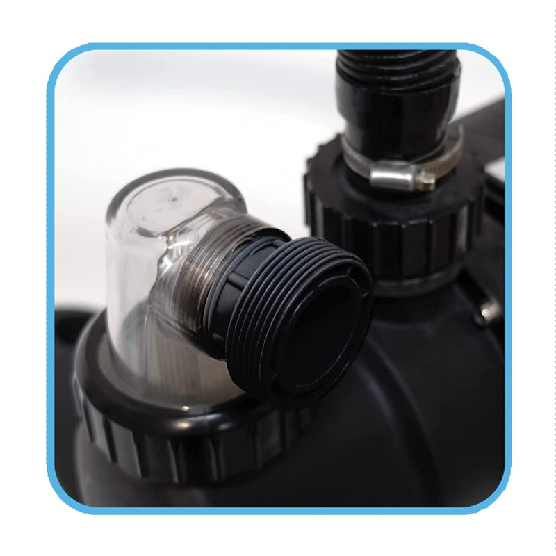 SWIMLINE HYDROTOOLS 40mm to 1.5'' Filter Hose Connection Kit for