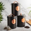 Cooks Professional 3 Piece Storage Canister Set | Labelled Containers