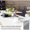 Titanium Cutting Board, Tabla de Cortar de Acero Inoxidable