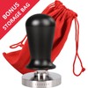 LuxHaus 49mm Calibrated Espresso Tamper - Coffee Tamper with Spring