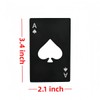 2 Pcs Ace of Spades Bottle Openers, Poker Card Bottle