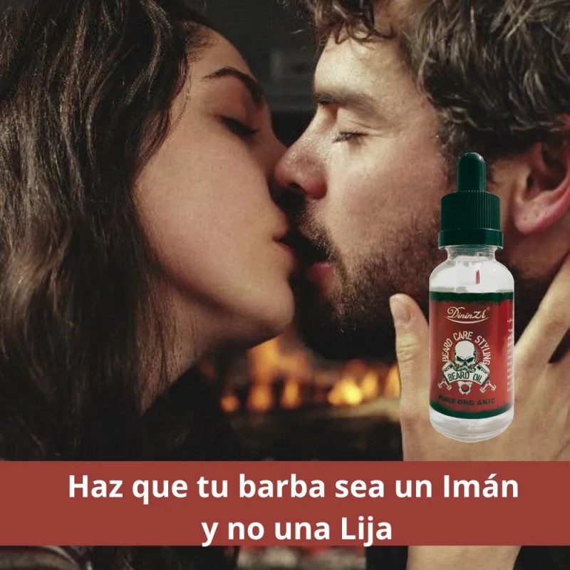 Aceite Para Barba, Hidrata Suaviza, Apariencia Atractiva Sin Aroma