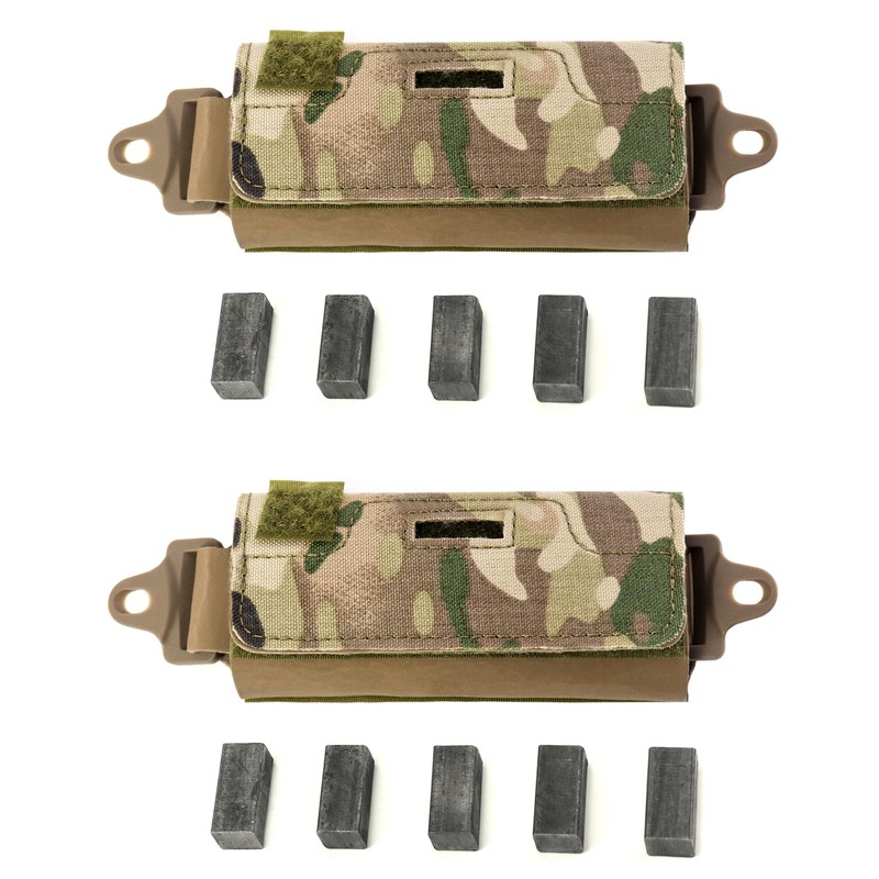 QWORK Counterbalance Weight Bag, 2 Pack Tactical Counterweight NVG Pouch