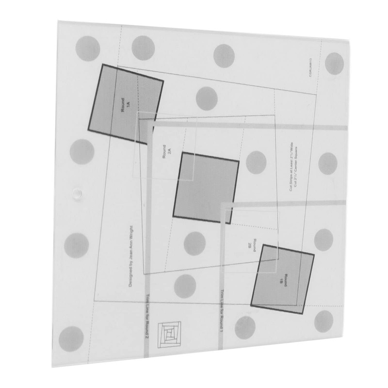 Quilting Ruler, Creative Grids Log Cabin Trim Tool, Easy to
